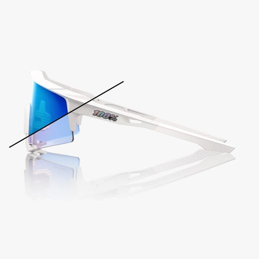 SPEEDCRAFT - Bastille LE - Pearl White Glitter - Blue Mirror Photochromic