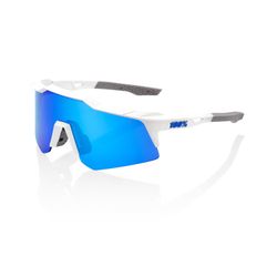 SPEEDCRAFT XS - Matte White - Blue Multilayer Mirror Lens