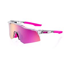 SPEEDCRAFT XS - Polished Translucent Grey - Purple Multilayer Mirror Lens