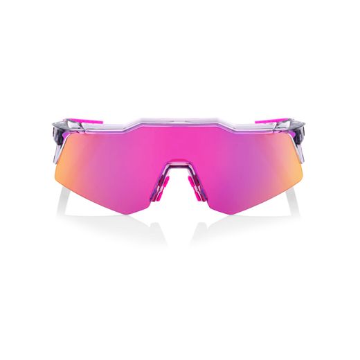SPEEDCRAFT XS - Polished Translucent Grey - Purple Multilayer Mirror Lens