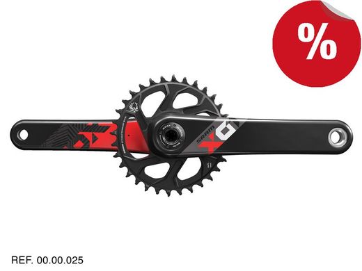 Sram Biela X01 Eagle Boost Gxp 170 Red Dm 32D**