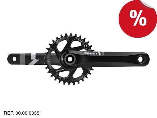 Srm biela x1 1400 bb30 170 blk direct mount plato 32**