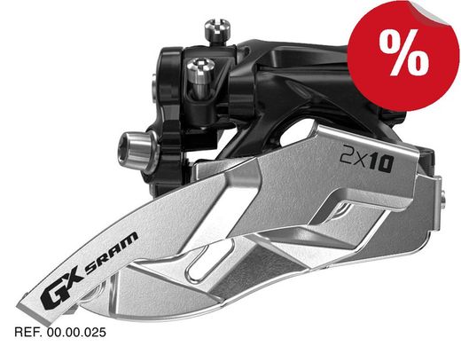 Srm desv gx 2x10 abr baja 34d doble tiro**