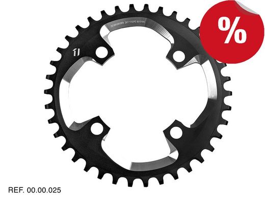 Sram plato mtb x01/x01dh/x1 38t 11v 94bcd blk/slv**