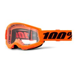 STRATA 2 Goggle Neon Orange - Clear Lens