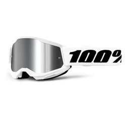 STRATA 2 Goggle White - Mirror Silver Lens