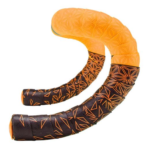 SUPACAZ SUPER STICKY KUSH STAR FADE NEON ORANGE W / NEON ORANGE PLUGS