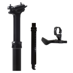 Tija de sillín abatible CABLE INTERNO SB0 control remoto horizontal - 30,9 x 420 mm, recorrido 125 mm, paquete OEM 10 piezas