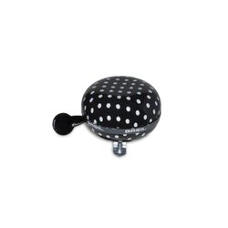 Timbre BASIL "BIG BELL POLKADOT", 80mm, guisantes blanco/negro