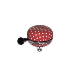 Timbre BASIL "BIG BELL POLKADOT", 80mm, guisantes rojos/blancos