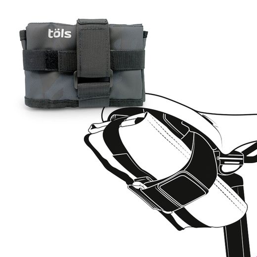 TÖLS LIGHT SADDLE BAG BLACK