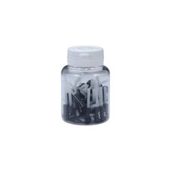 Tope de funda de aluminio con manguito de 4 mm (50 uds.)