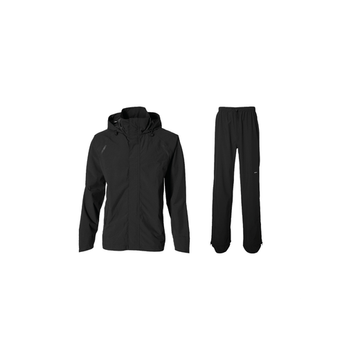 Traje de lluvia "Hoga" unisex, Negro, S