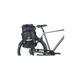Tubos portaequipajes BASIL "CarrierPlate" MIK, 2 piezas, negro