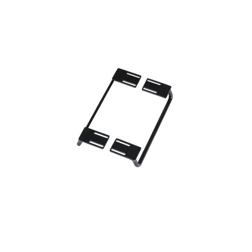 Tubos portaequipajes BASIL "CarrierPlate" MIK, 2 piezas, negro