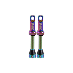 Pair tubeless valve alloy - 44mm, oil slick
