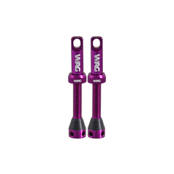 Pair tubeless valve alloy - 44mm, purple
