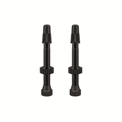 VÁLVULA TUBLESS TCS AL - 46 mm, negro, paquete de 2 piezas