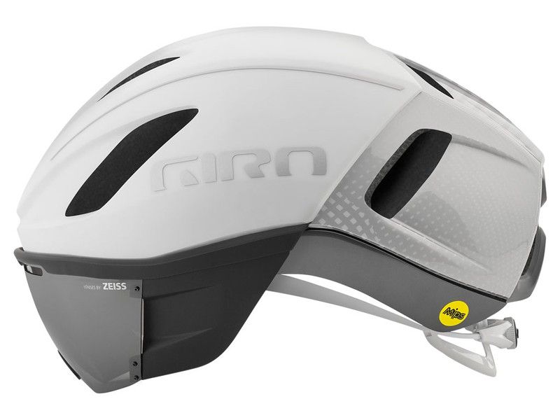 Vanquish mips 2021 matte white silver mips s onVelo cycling