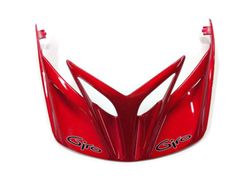 Visera giro e2  rojo/blanco