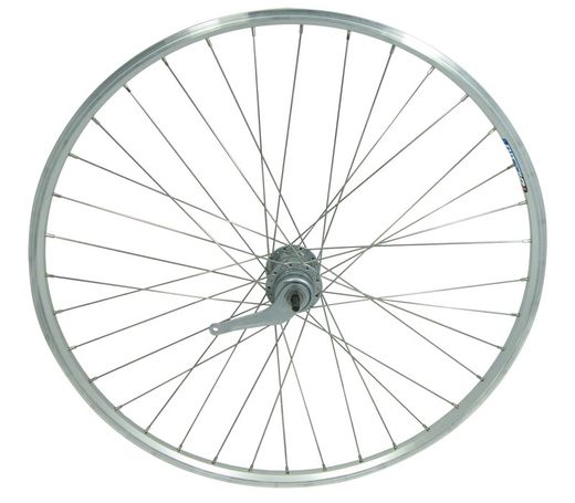 Wheel rear trek 700c nexus 3 coaster-brk cut19 v-brk silver