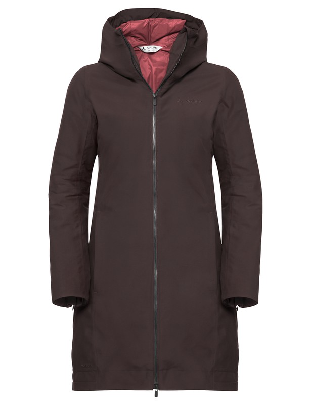 Wo onVeló Coat Annecy cycling III, pecan 3in1 brown, 36 —