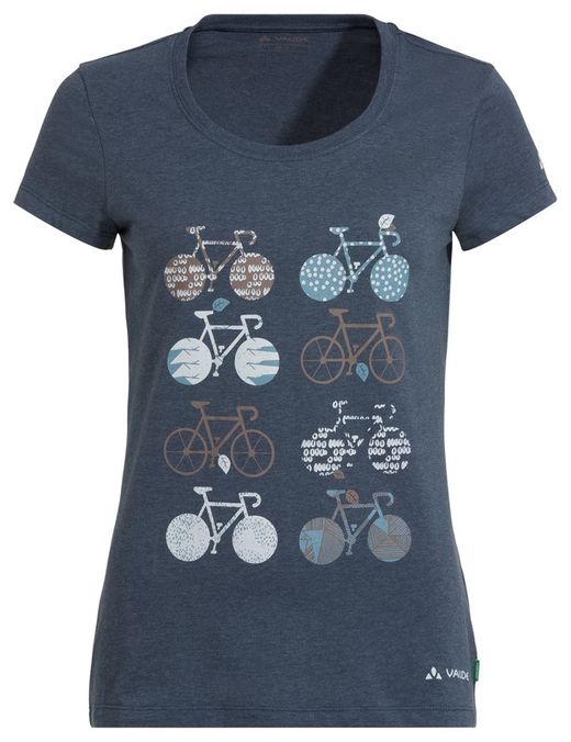 Wo Cyclist T-Shirt V, steelblue, 36