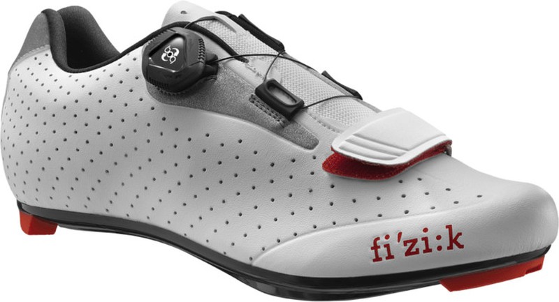 Fizik r5 boa man bicicleta de carreras zapatos carbon reforzada nylon suela negro rojo%%% 