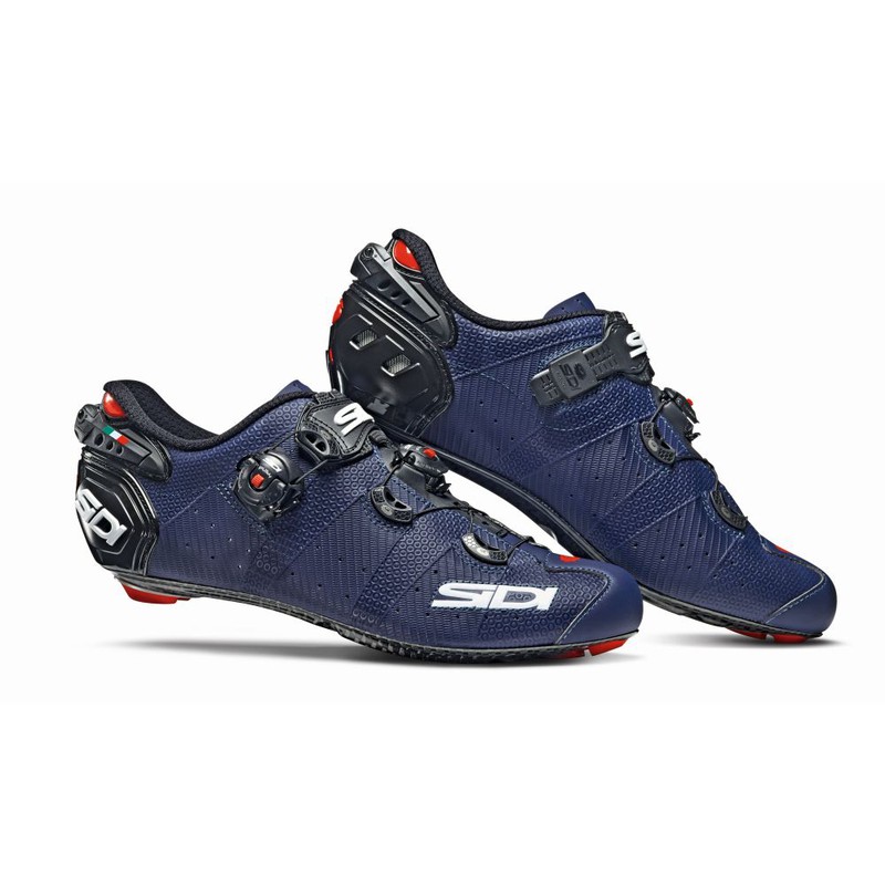 Sabates sidi wire 2 carbon mate blau negre onVel cycling