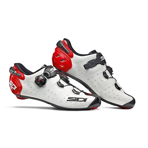 Chaussures sidi wire 2 carbon blanc / noir / rouge