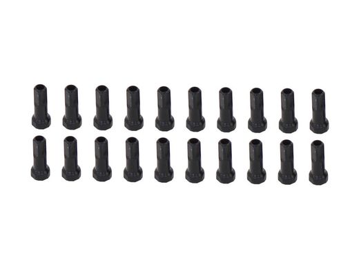 Zipp rep cabecillas hexa. Black (20uds)